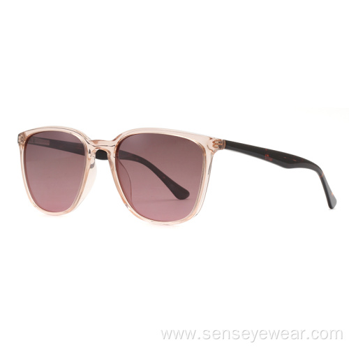 Injection Light Acetate UV400 Polarized Cat Eye Sunglasses